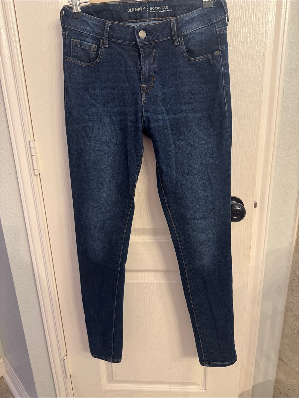 Old Navy Women's Dark Indigo Skinny Jeans 6 regular